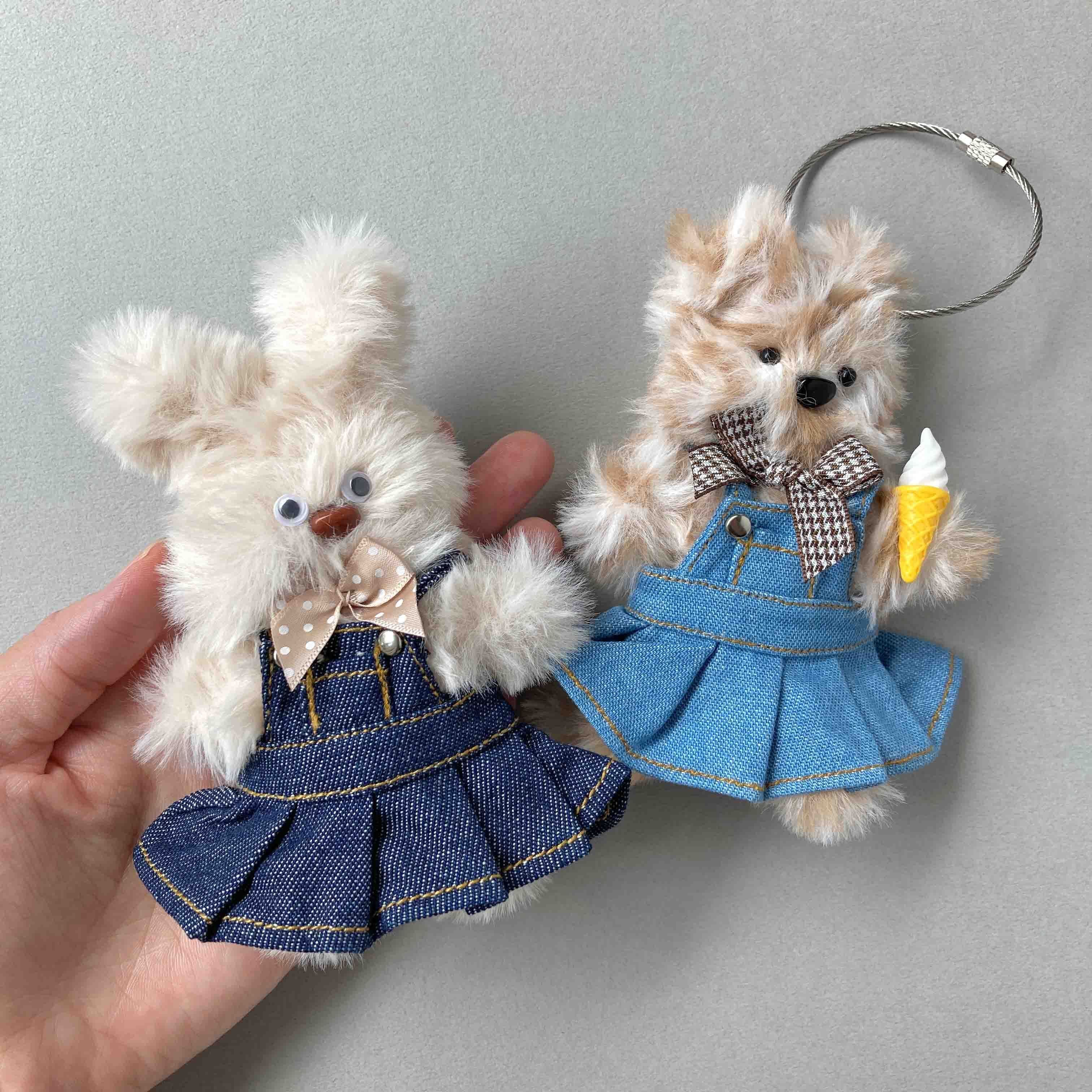 ミニチュア デニムサロペットスカート | Dua-アクセサリーパーツショップ