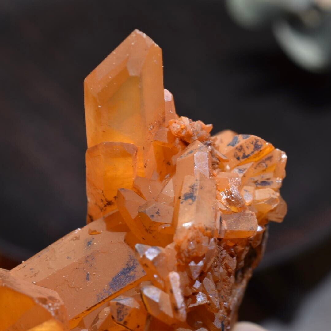 タンジェリンクォーツ クラスター みかん水晶 ブラジル・ミナス