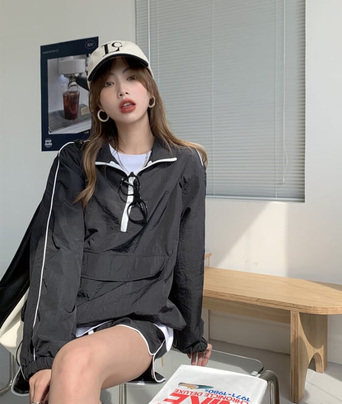 オータムルーズシャツ ショーツ ロング 秋物 ブルマー モンロー4215465415