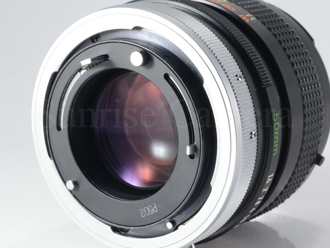 Canon FD 50mm F1.4 S.S.C. 単焦点 カビ・曇りなし Canon FD50mm F1.4 S.S.C. － キヤノン FD50mm F1.4 S.S.C.