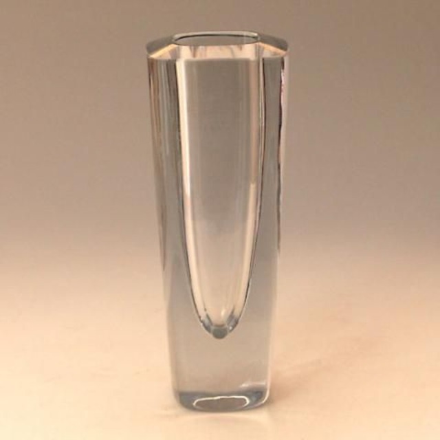SWEDEN STROMBERGSHYTTAN CLEAR VASE