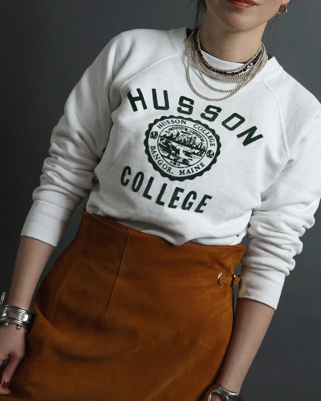 1970's Husson College / Sweat Shirt