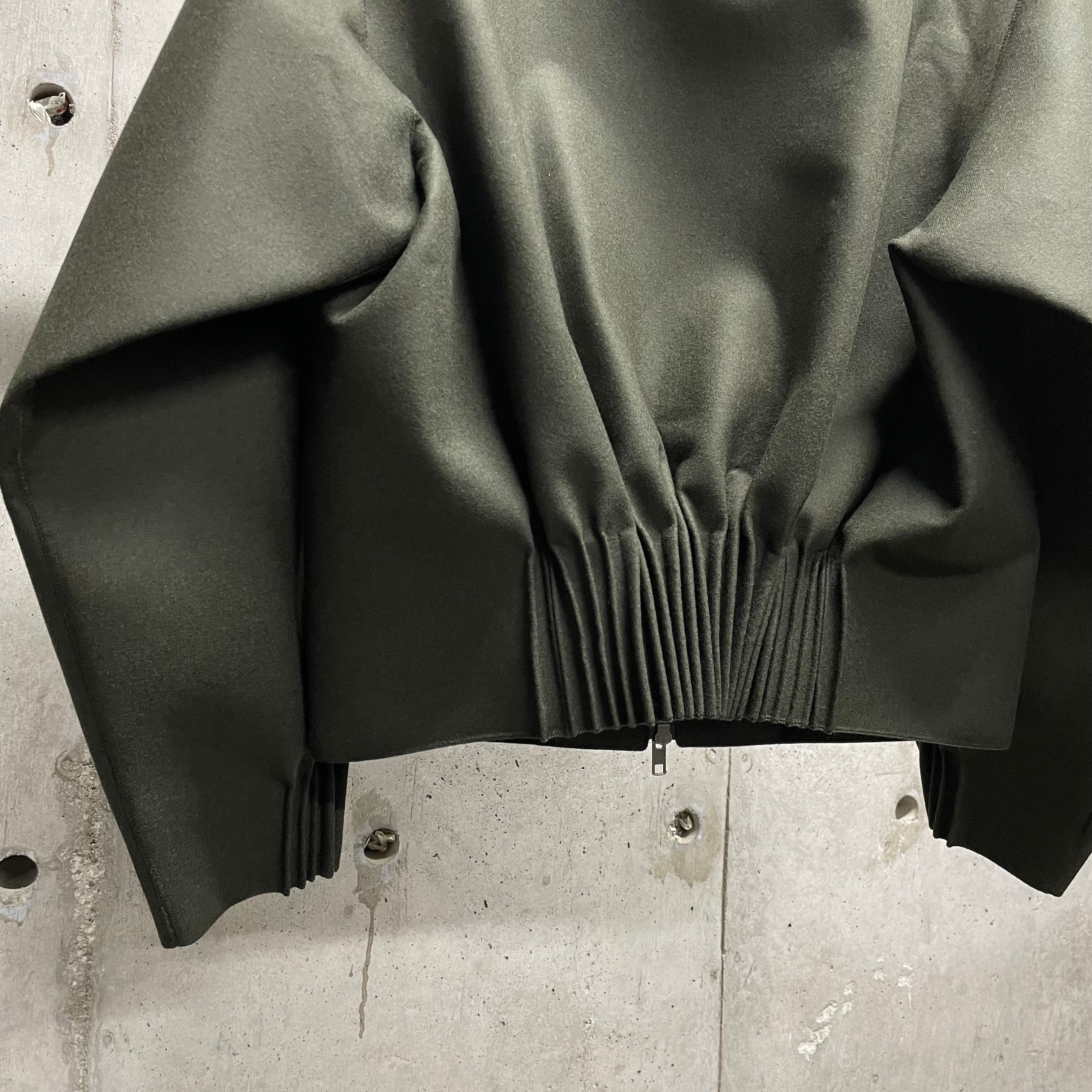 RAINMAKER】BUMPY GATHERED JACKET_DARK OLIVE | marfa store