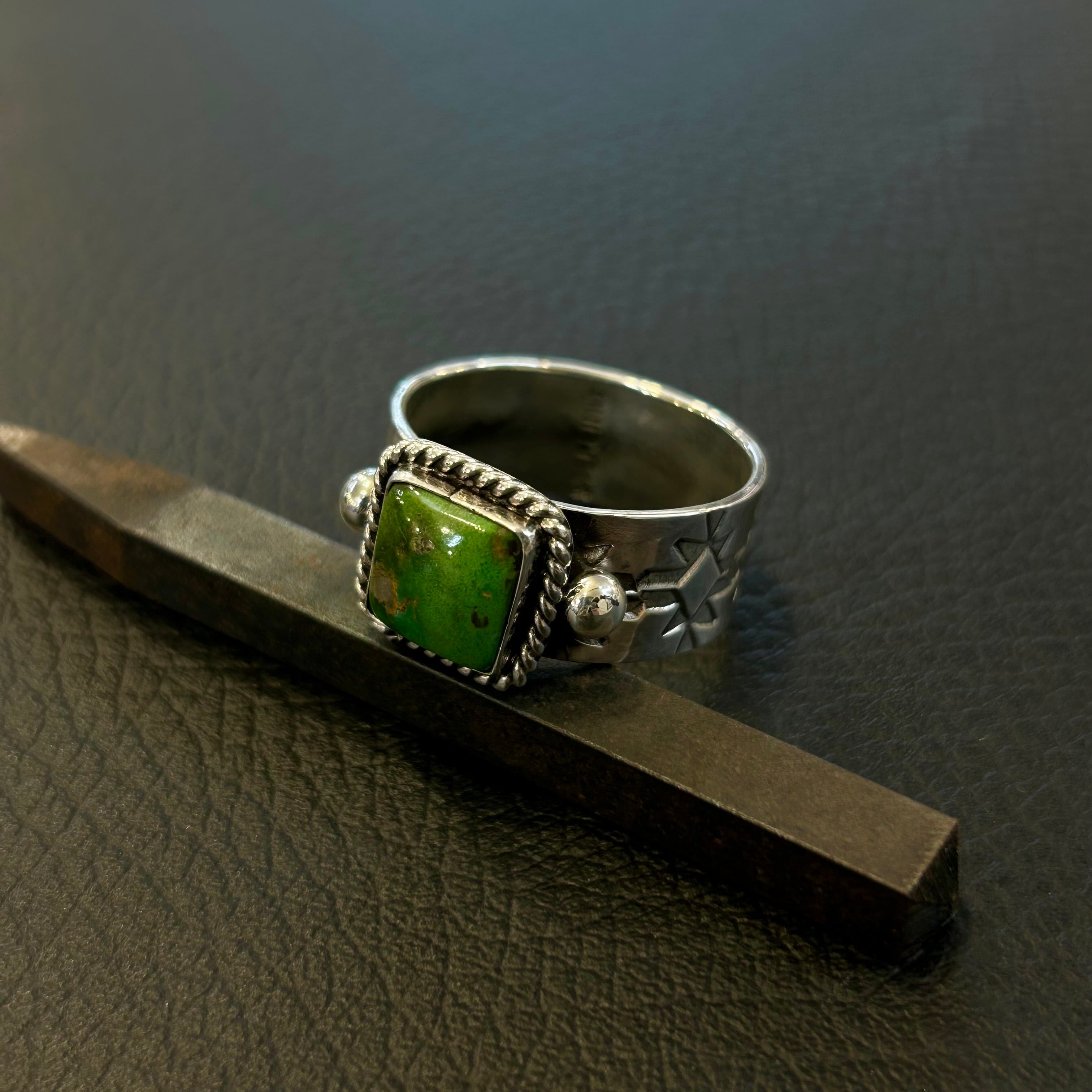 Navajo Kinsley Natoni 指輪 リング ターコイズ 14.5号