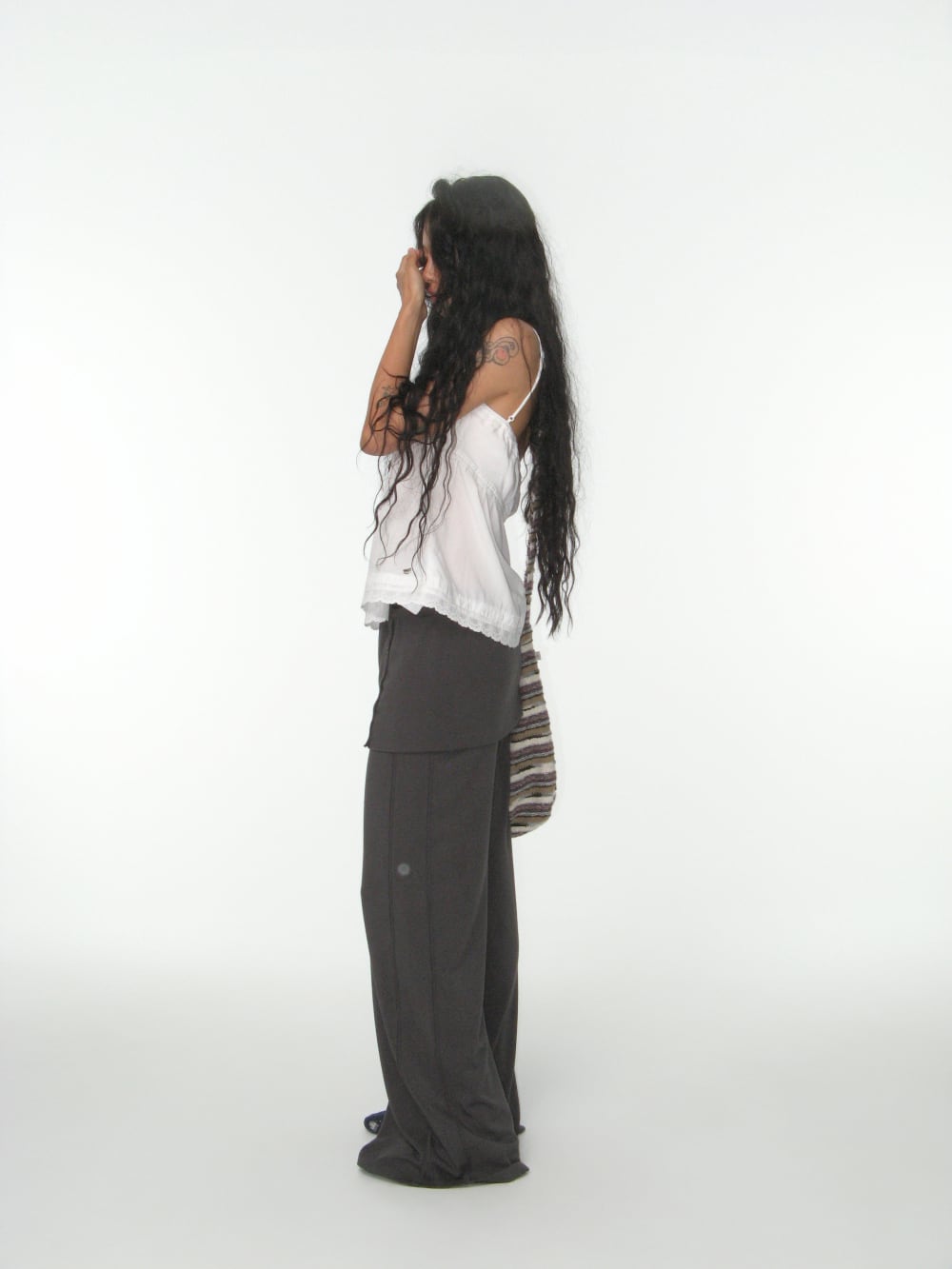 COYSEIO] EASY LAYER PANTS CHARCOAL 正規品 韓国ブランド 韓国通販