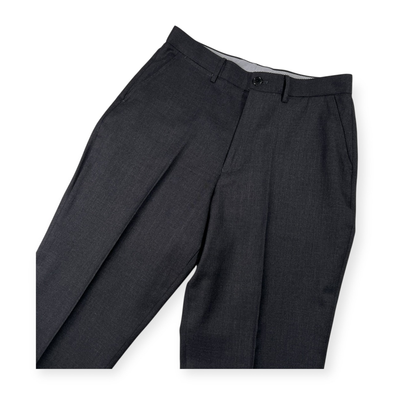 美品 BEAMS ビームス テーパード スラックスパンツ サイズ M /チャコール ダークグレー メンズ