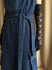 MADE IN JAPAN denim maxi dress-4767-6