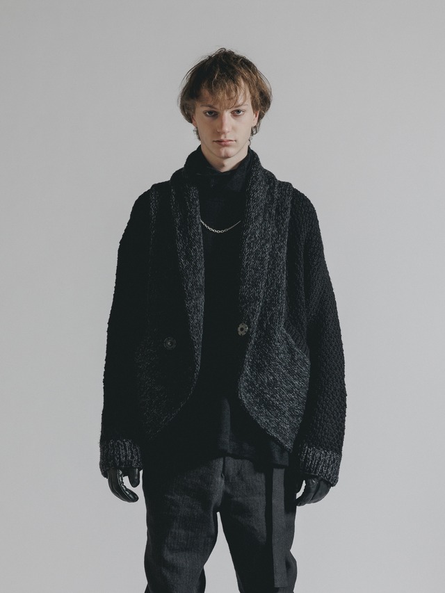 【26AW | MEN】 THE VIRIDI-ANNE ザヴィリディアン / HAND KNITTING CARDIGAN / ニットカーディガン  VI402807