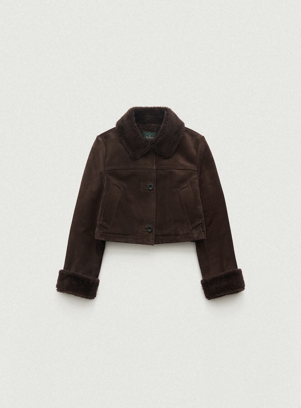 1月初旬発送 [The Barnnet] Brown Mont Blanc Cropped Shearling