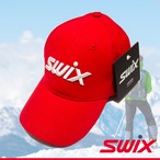 Swix スウィックス ベースボールキャップ PRキャップ レッド 帽子 PR300