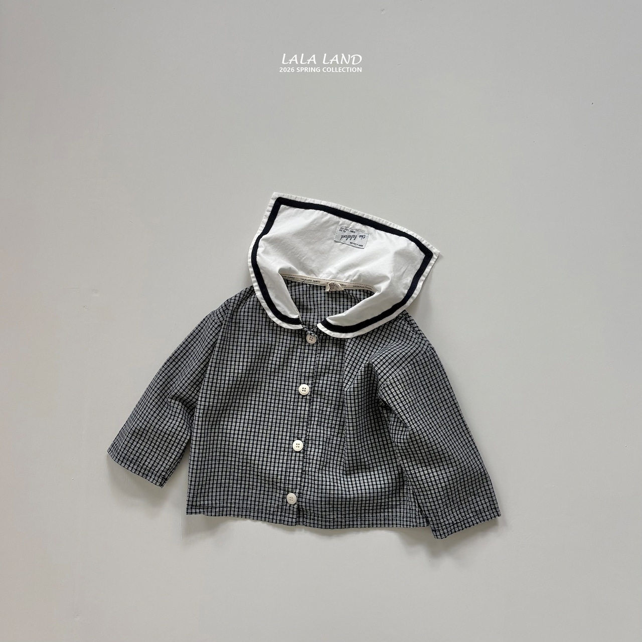 LALALAND 26/SS (Kids)Sailor-collar shirt