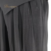 社交ダンス 衣装 スラックス パンツ ベスト MAISON DE DANSE ブラック系 黒 ダンス パーティ 発表会 デモ レッスン 練習着 2点セット セットアップ 日本製 パーティ衣装 発表会衣装 デモ衣装 レッスン用 メンズ 男性用 フォーマル衣装