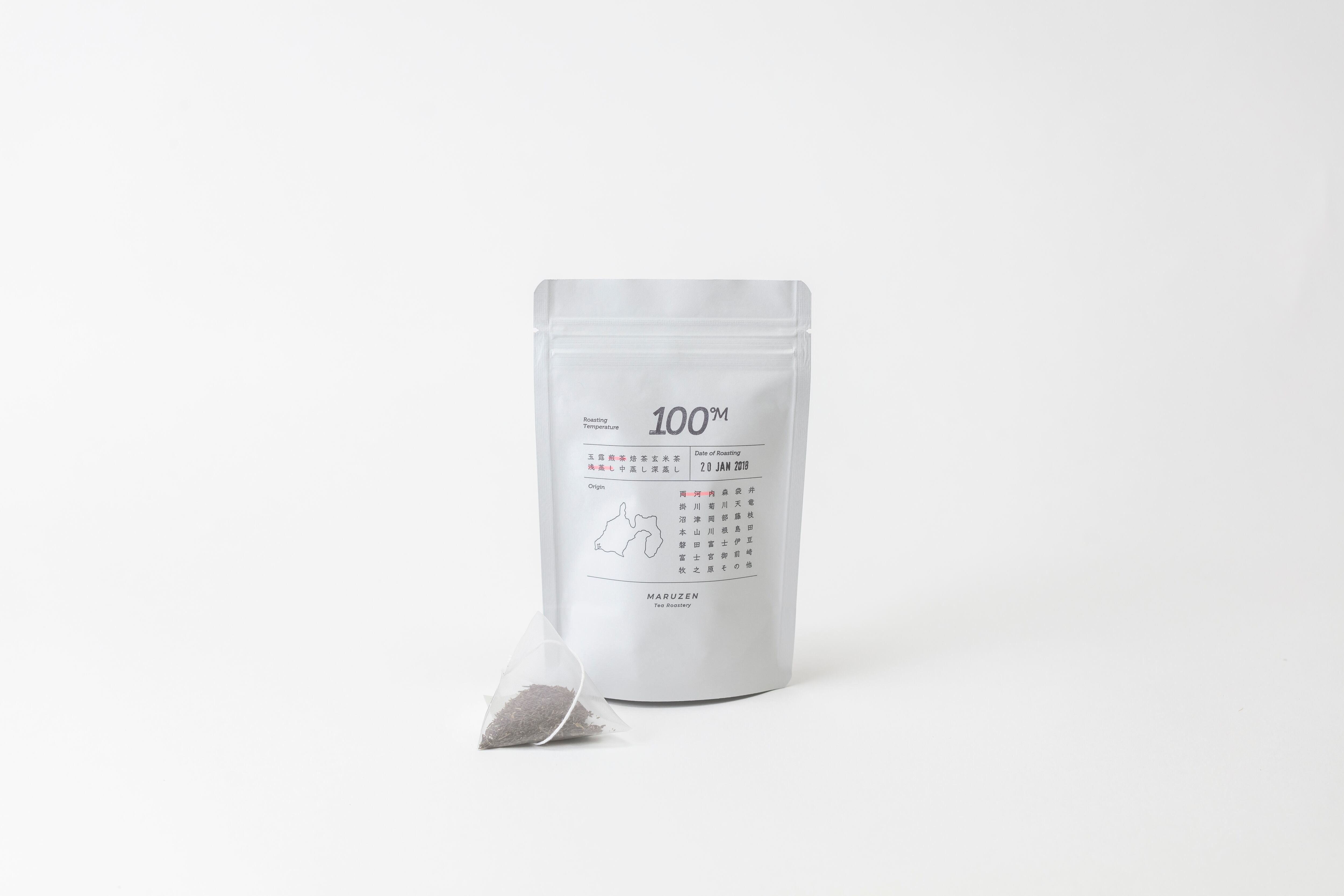 浅蒸し煎茶ティーバッグ 清水区両河内産 100℃焙煎 10P