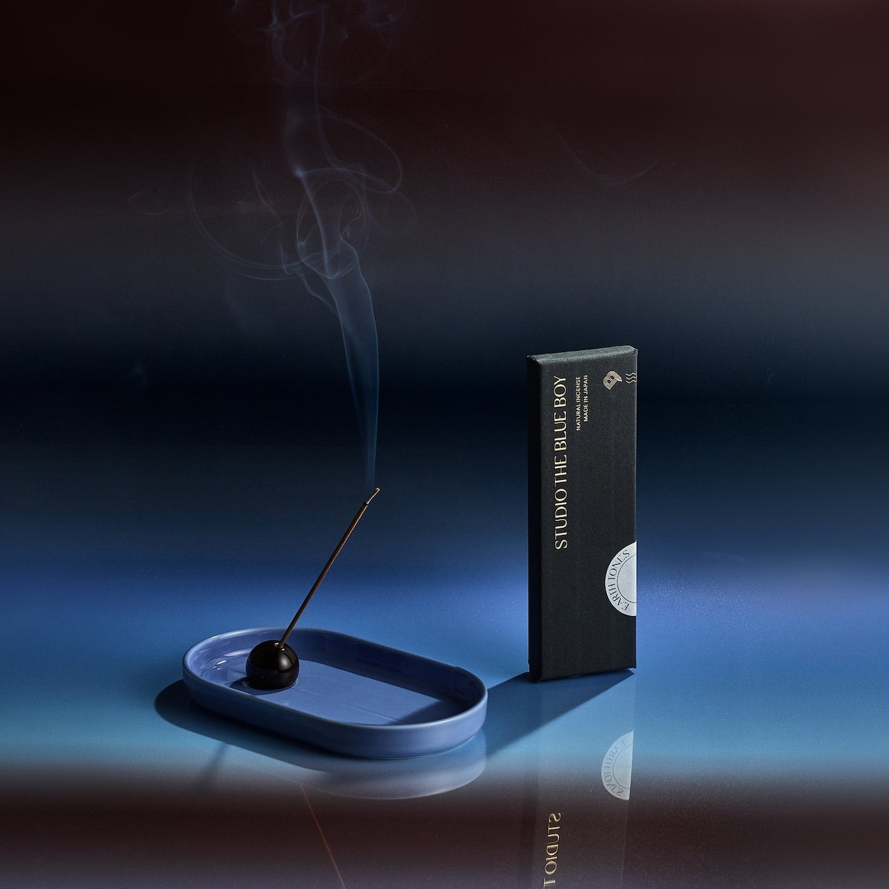 STUDIO THE BLUE BOY インセンスホルダー Ice Blue × Hickory