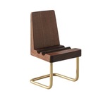 木製スマホスタンド 椅子型 チェア デザイン 卓上 携帯ホルダー おしゃれ インテリア雑貨 デスクアクセサリー ミニチュア家具