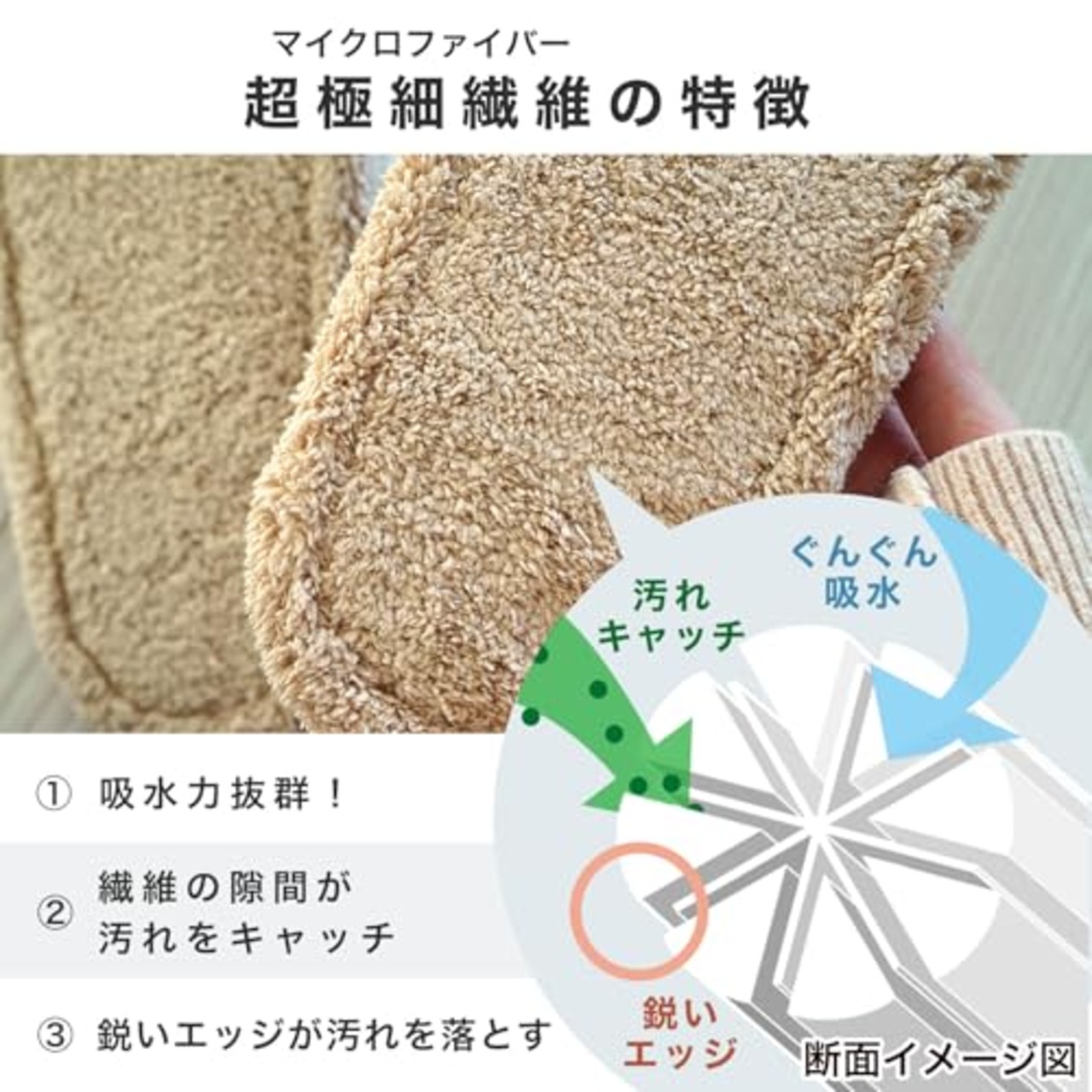 [激落ちくん] レック(LEC) おそうじスリッパ NEO (2足セット) Mサイズ 約22~25cm ピンク/洗い替え用/丸洗いOK/マイクロファイバー