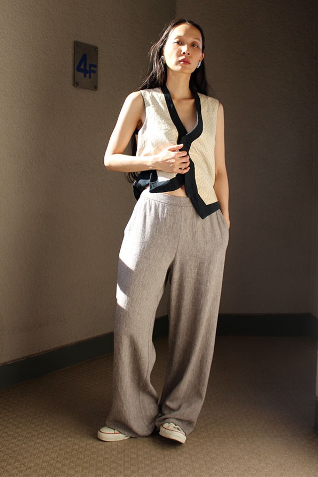 90s HERMES linen pants