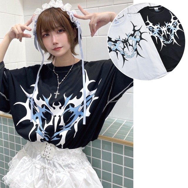 【新作】ButterflyトライバルステッチTシャツ