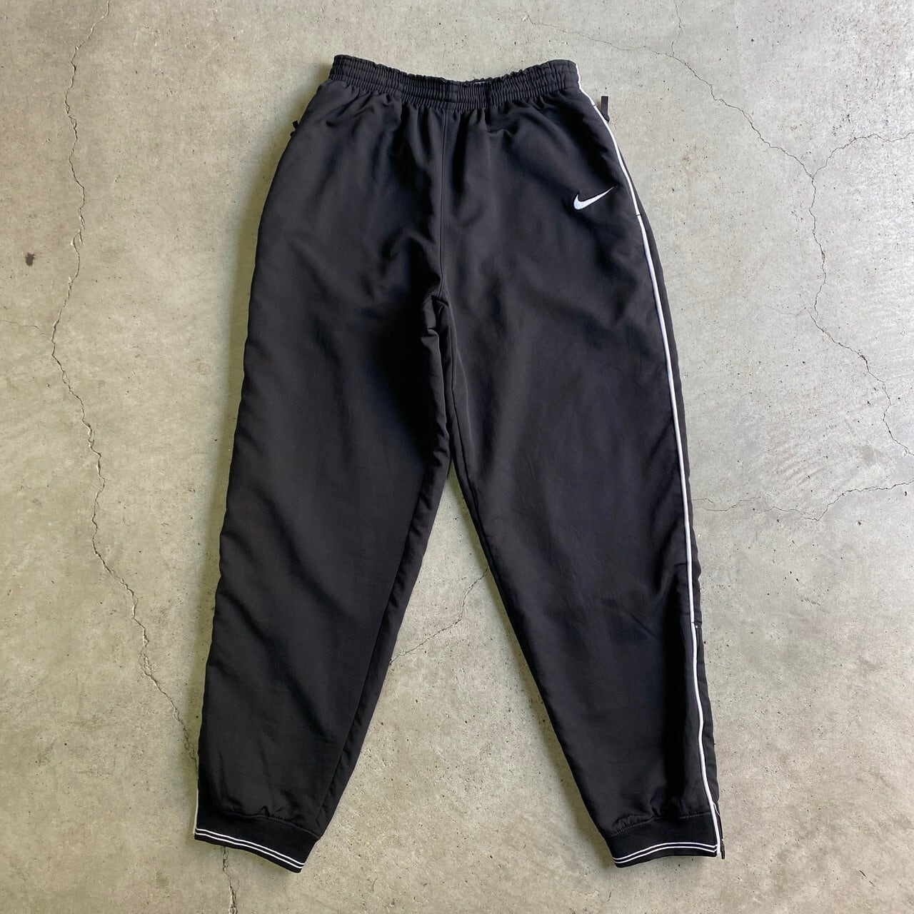 NIKE ナイキ トラックパンツ 00s Y2K パンツ スウォッシュ 黒 XL-