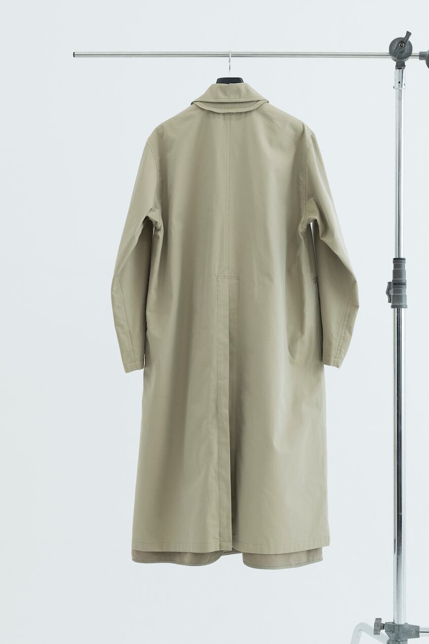 24AW】SOSHIOTSUKI LINING CAPE TRENCH COAT (BEIGE) S24AW13CT
