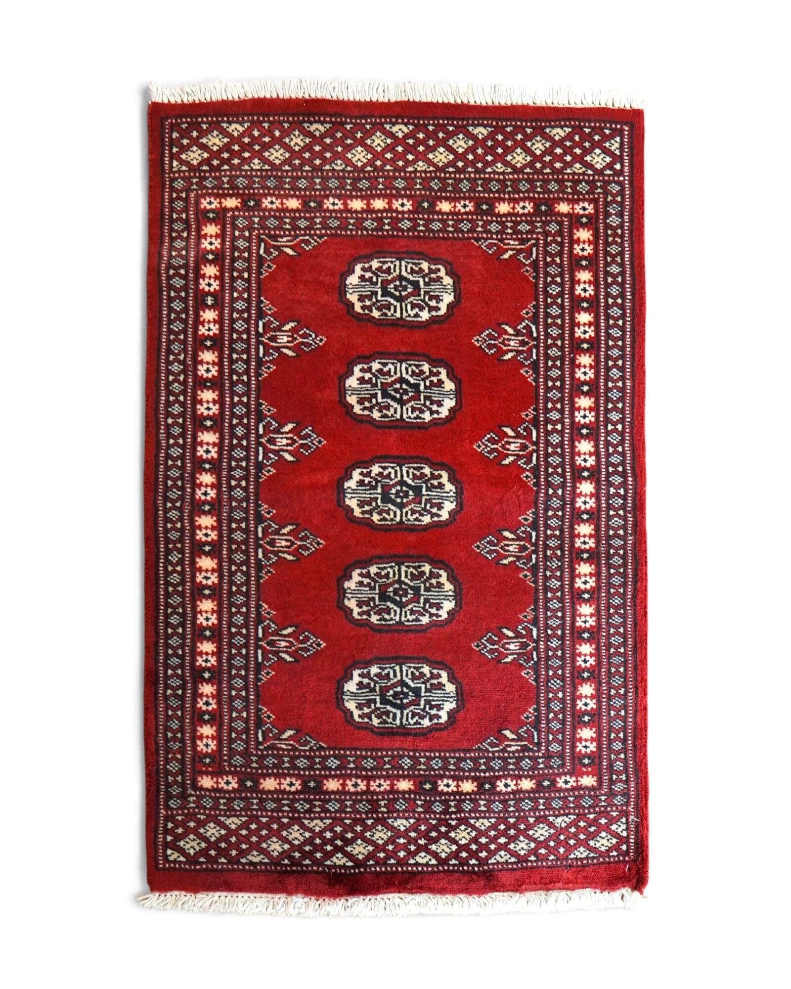 ペルシャ絨毯 カシャーン産 (カシャン)90×72cm｜上質ウール使用 手織り