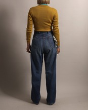 1960's Unknown / Rib Long Tee - Mustard