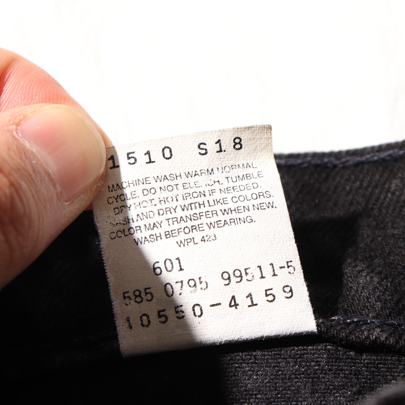 極美品 33×30 Levi's 550 USA オレンジタブ 95年サルファーブラック