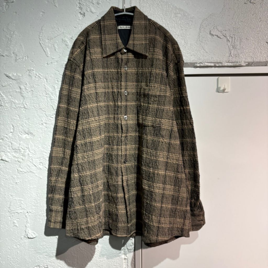 OUR LEGACY アワーレガシー ABOVE SHIRT Ecru/Black Check チェック