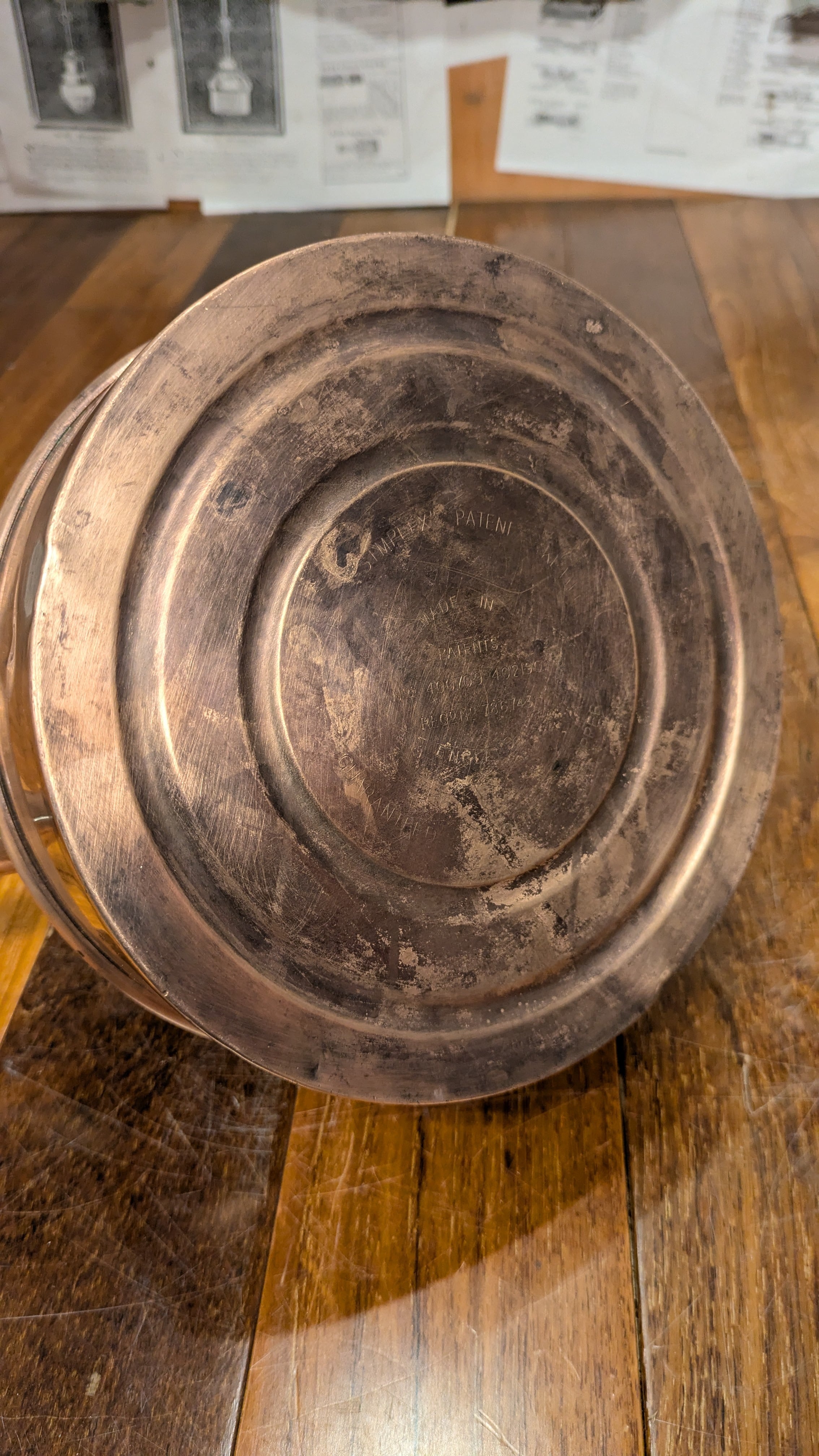 Vintage Simplex Copper Kettle madeinEngland 高級 シンプレックス