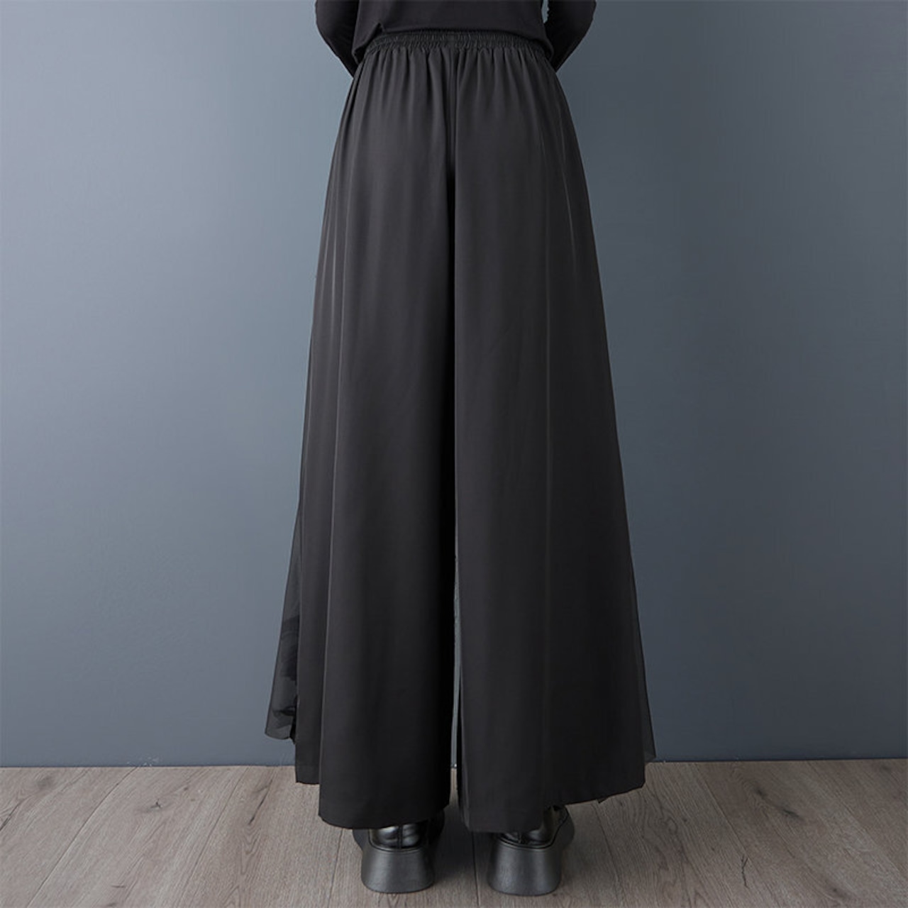 ドローストリング フリル モードパンツ 00298