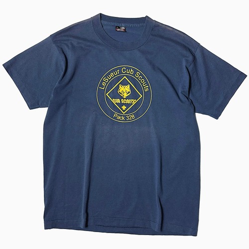Vintage 90's【FRUIT OF THE LOOM】"LeSueur Cub Scouts" Faded T-shirt