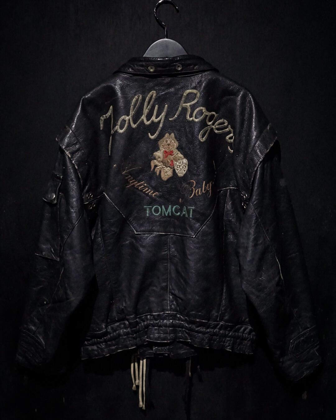 WEAPON VINTAGE】Multiple Gimmick Embroidery Design Vintage Leather 