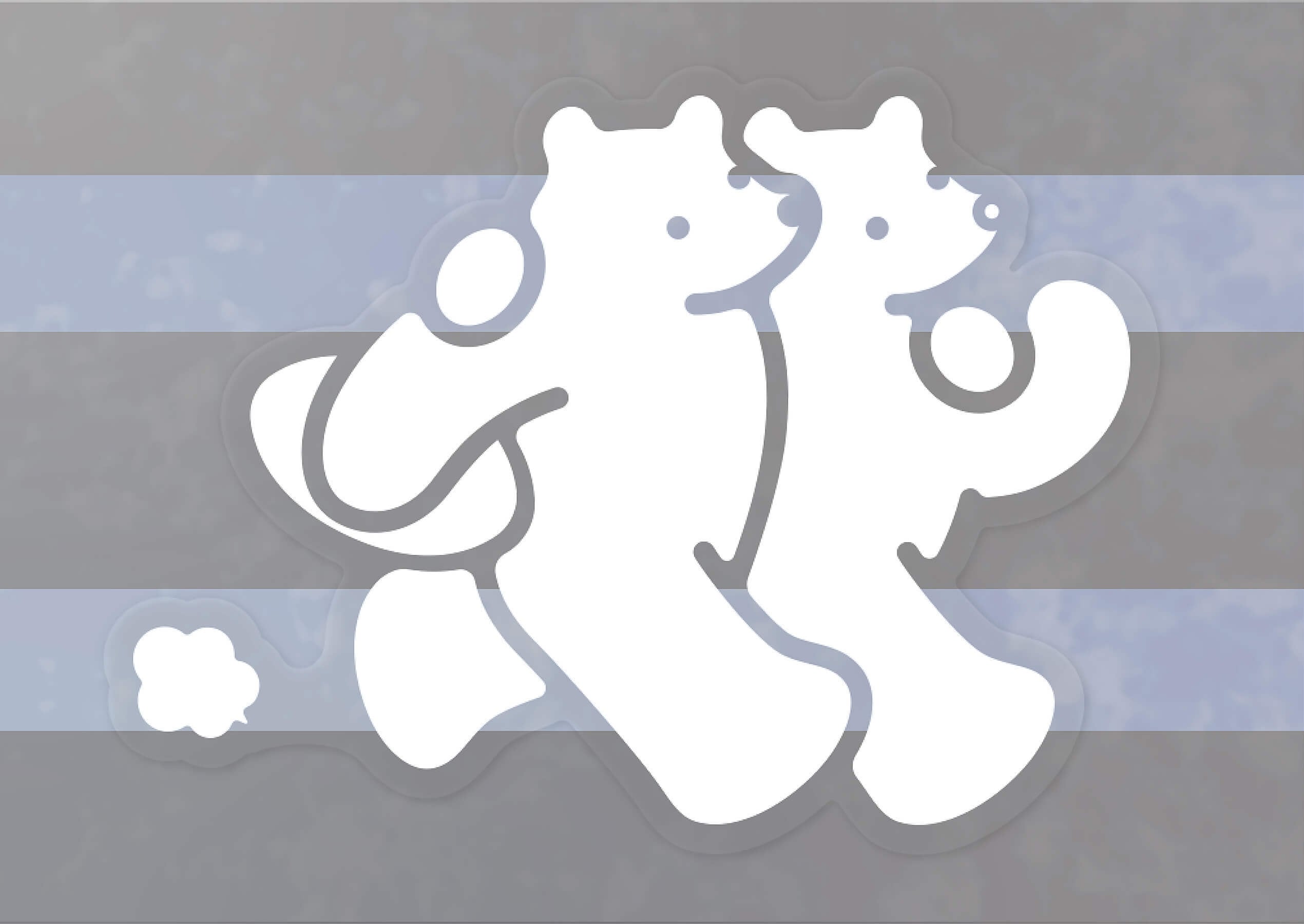 スクマム！ホワイトステッカー