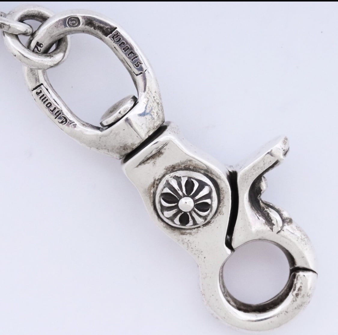 CHROME HEARTS クロスボール ウォレットチェーン #2 2クリップ ロング