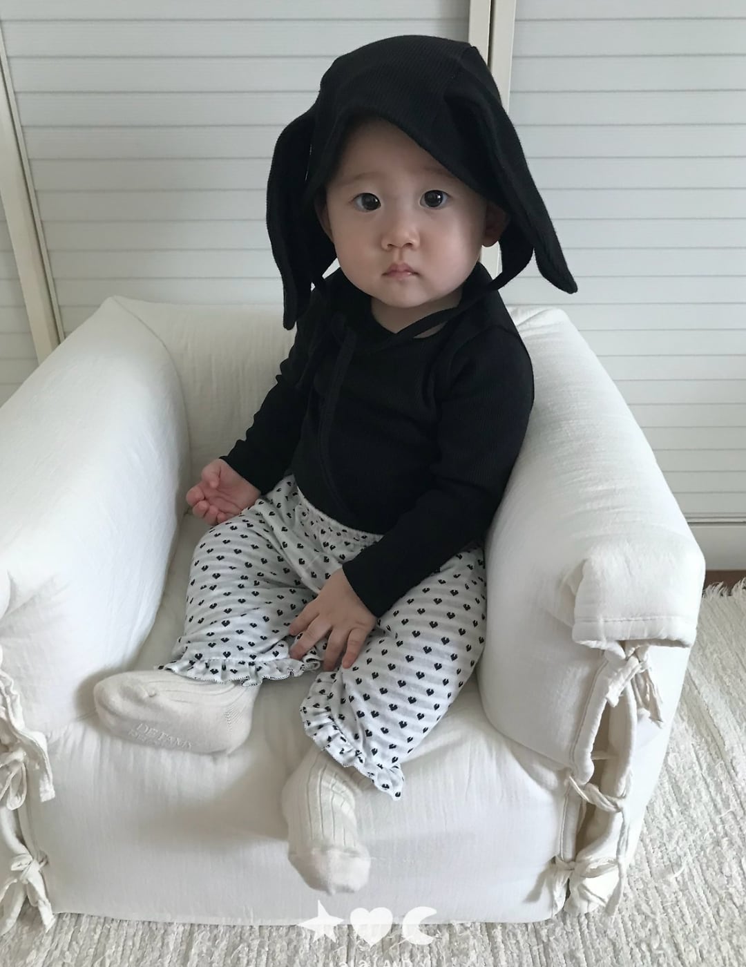 送料無料【予約】/  babyハートドットフリルパンツ /lalaland