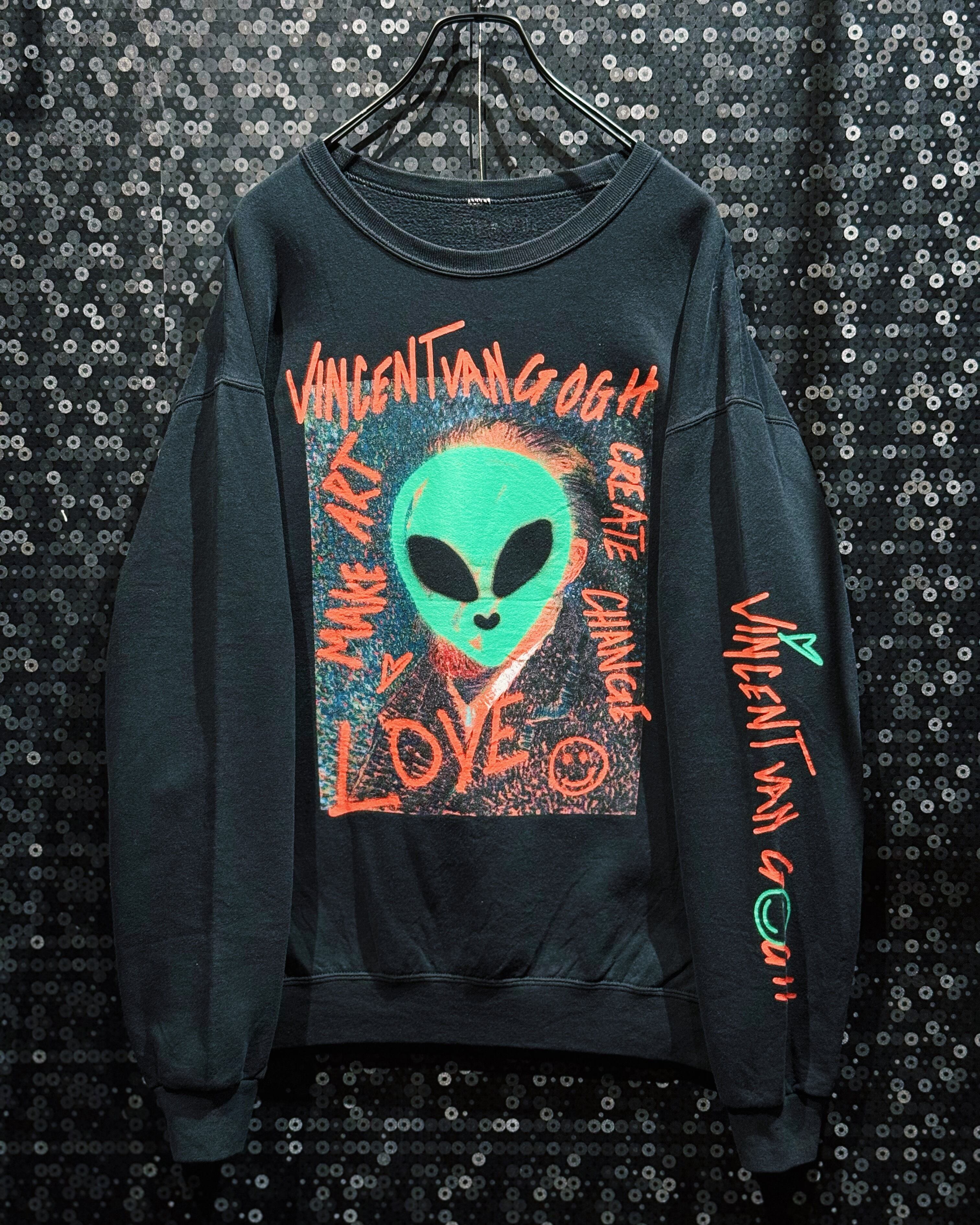 【ÆIEM】"Vincent Van Gogh"vintage Alien Graphic Sweat