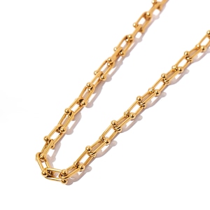 316L ball necklace【GOLD】#n13