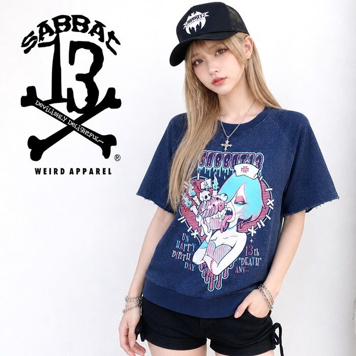SABBAT13 サバトサーティーン サバト13「VAMP BAT MESH CAP」メッシュ