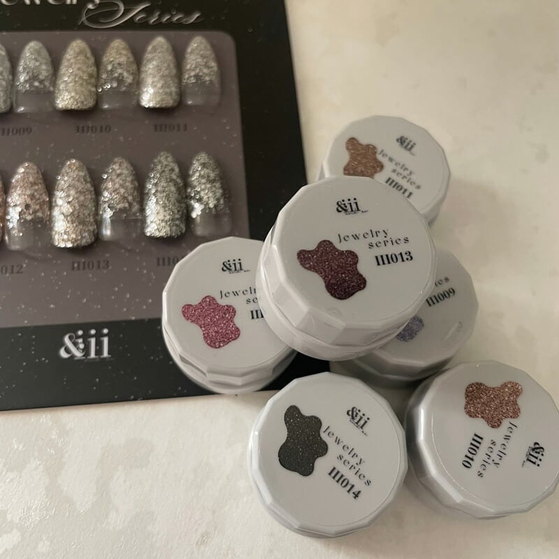 &iii】Jewelry 6色セット 3g 台紙付 アンドアイ ジュエリー シリーズ