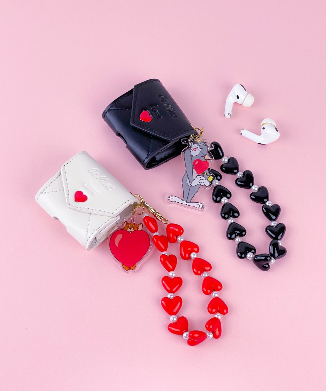 F258185_TOM and JERRY×Flapper ラブレターAirPodsケース - 1