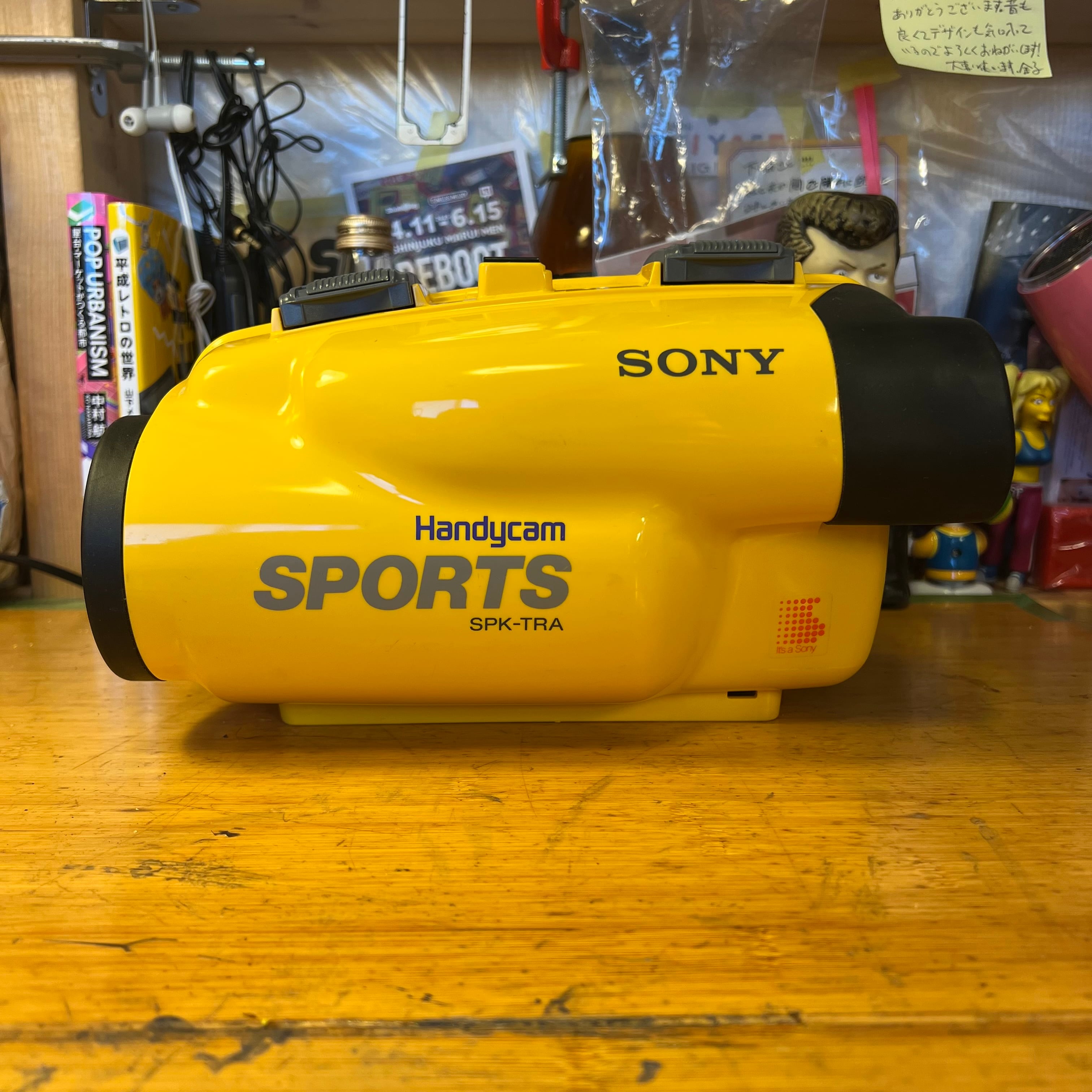 sony sports8ミリカメラ防水ケースを改造したBluetoothスピーカーです