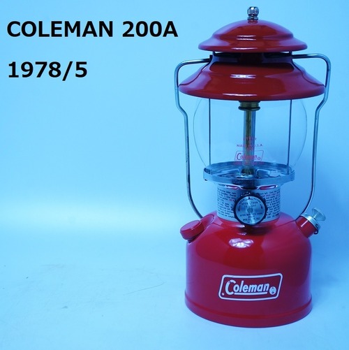 【vintage】COLEMAN 200A 1978/5 未使用品