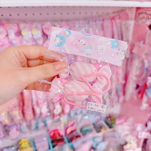 【E3】94-4キャンディリボンツインヘアゴム