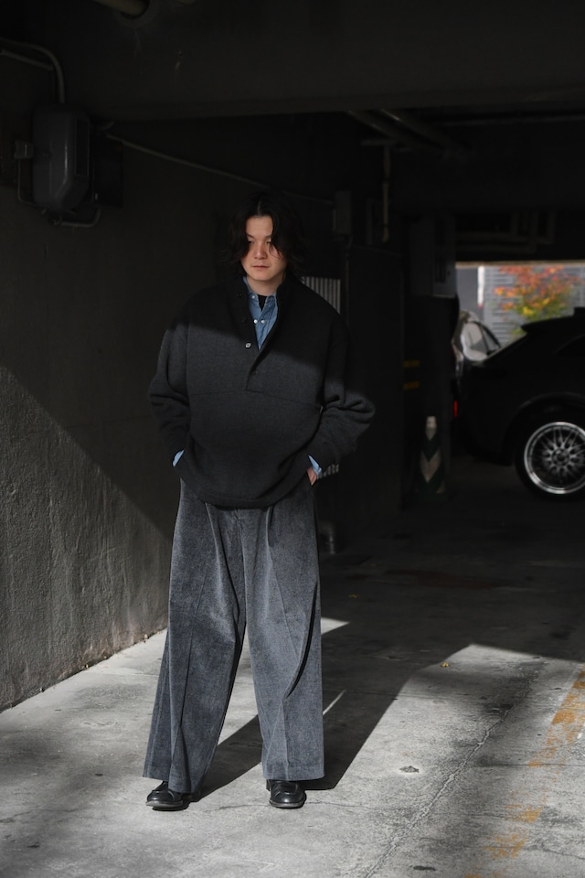 BATONER / BLUEFACE SNAP PULLOVER (Black)