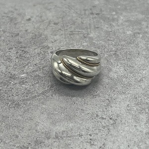【14号】ティファニー TIFFANY&CO ツイスト リング コンビ オールド