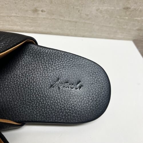 Marsell マルセル SPANCITA レザーサンダル ブラック size40 【中目黒 