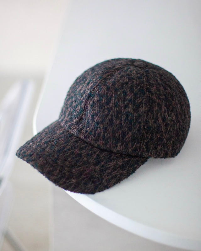 Nine Tailor Euryops Cap BLACK TWEED