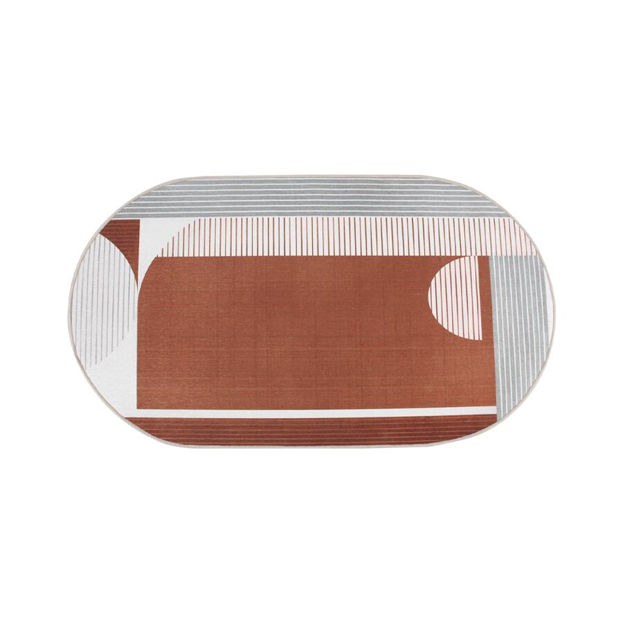 キャメルスクエア オーバル ラグ 85 x 150