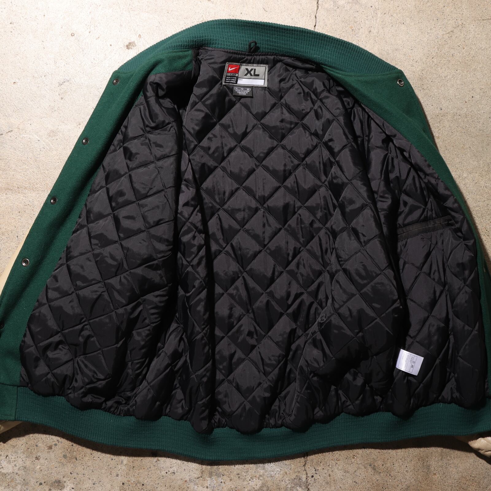XL NIKE Green Bay Packers 90s 本革 カウレザースタジャン ナイキ 