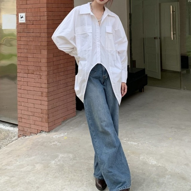 サイドデザインシャツ 2color 10221